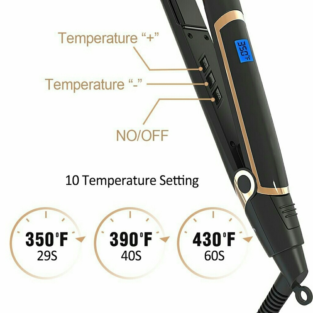 O'bella Flat Iron Hair Straightener - Picture 3 of 4